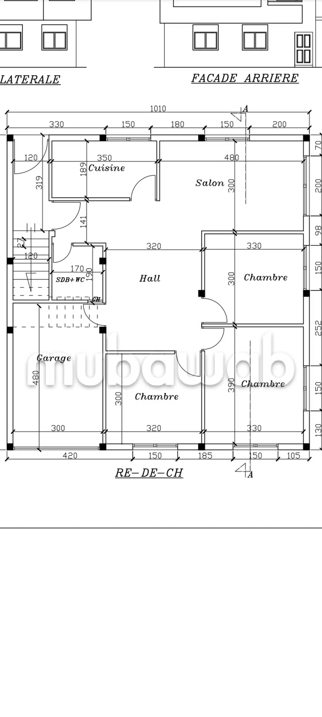 Vente d'un bel appartement à Bir Rami Ouest. Surface de 106...