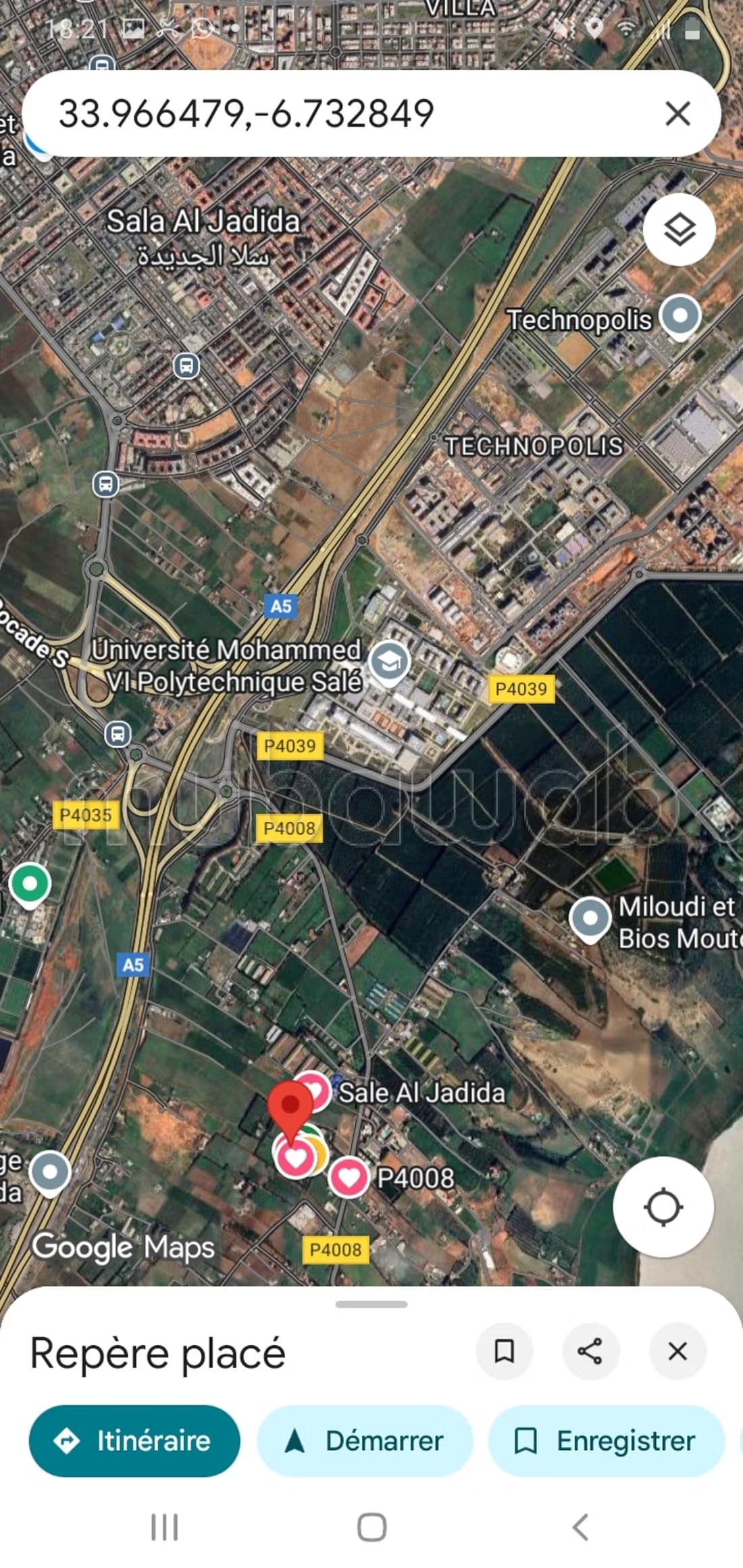 Ferme à technopolis sala al jadida