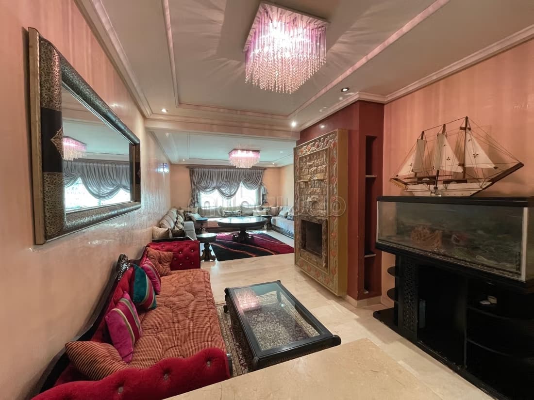 Appartement spacieux à louer meublé Fès