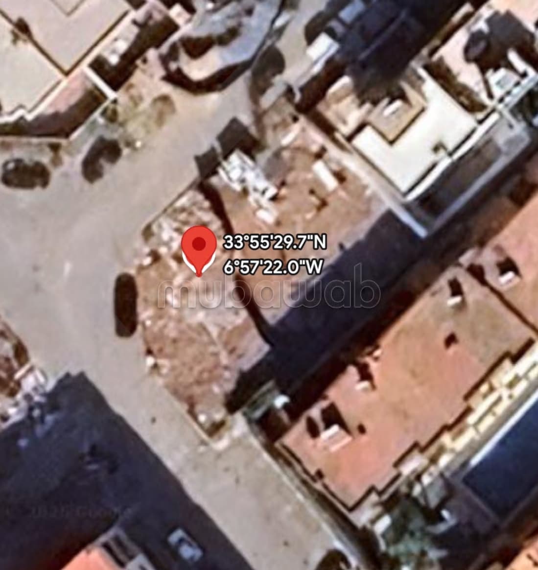 Beau terrain à la vente à Harhoura. Superficie 423 m²