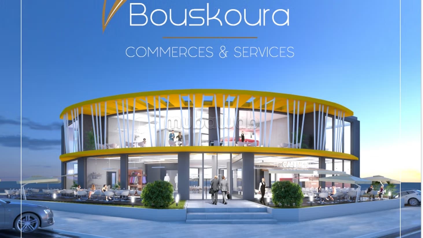 Centre Commercial à louer Bouskoura Ville Verte