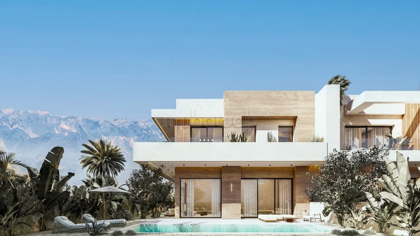 Villa contemporaine et sérénité absolue, Marrakech