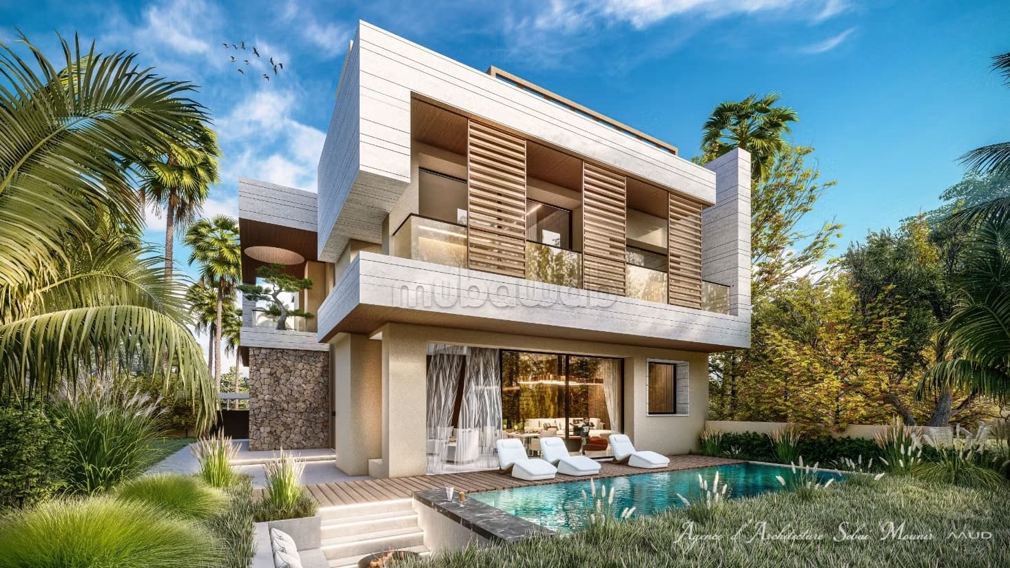Argane golf, villa semi finie de 320 m2 hab sur un terrain d...