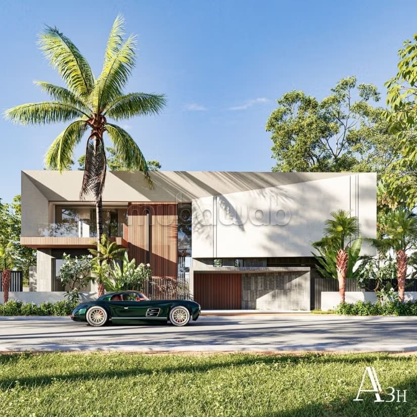Exclusif et rare lot pour villa, 716 m2, angle, en plein coe...