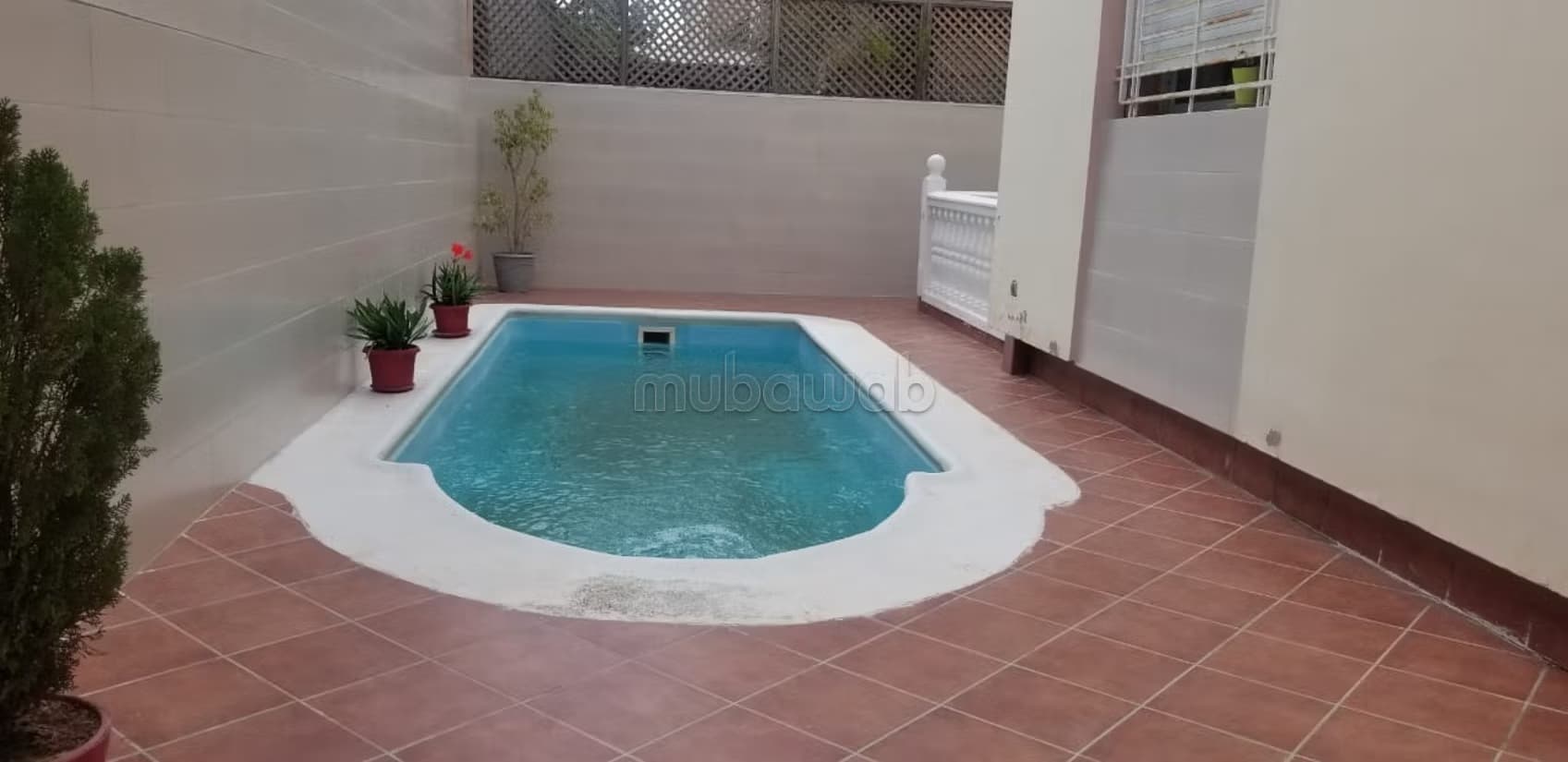 Emplacement villa EVC piscine sur la route Achakar