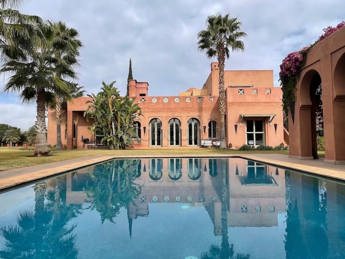 Villa riad vue atlas marrakech rte Ourika