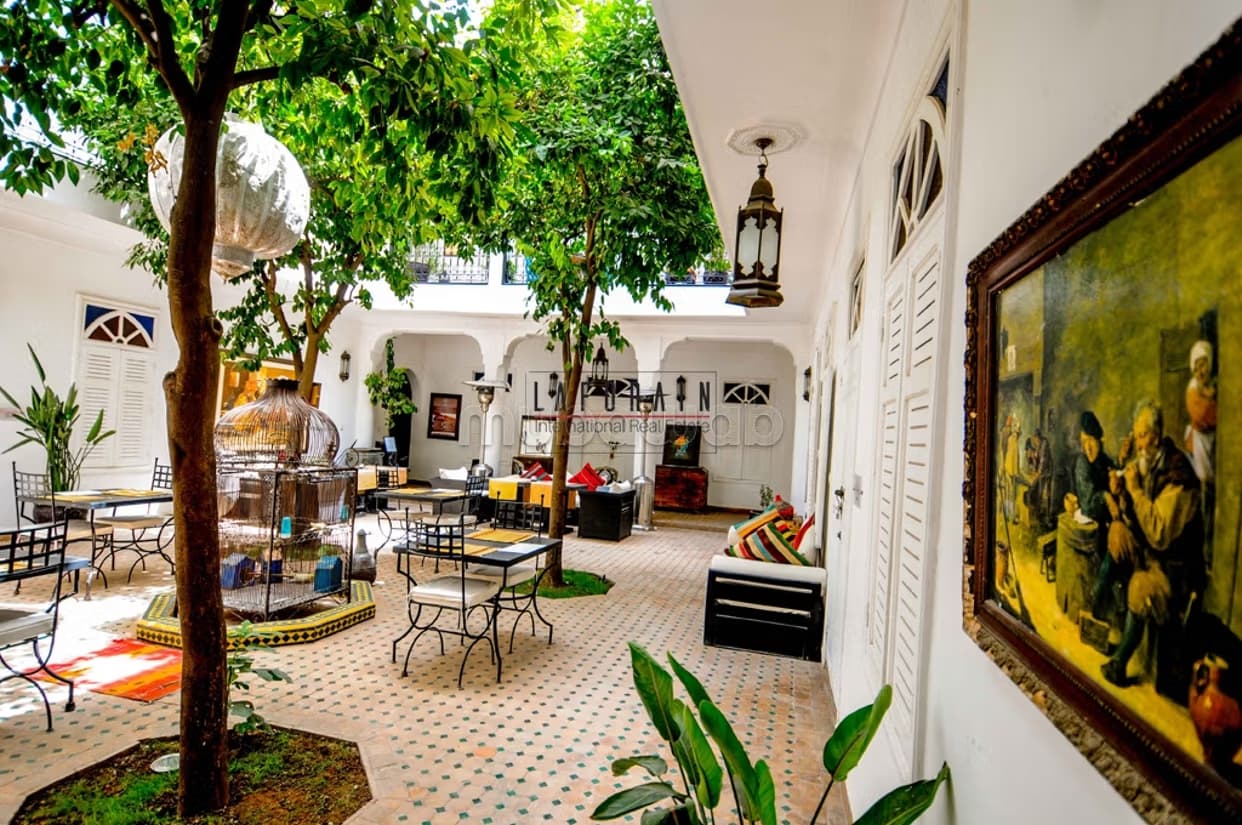 Riad Hôtel & Spa rentable à vendre – Murs & Fonds