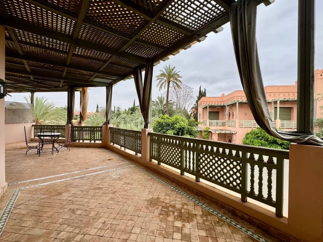 Palmeraie: appartement 2 Chs avec terrasse 40 m2