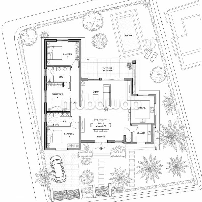 Ancienne villa habitable au prix d’un terrain – Plaisance