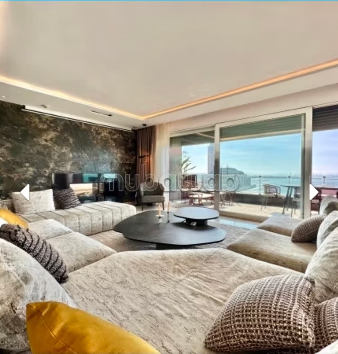 Appartement d'exception à louer meublé à la marina
