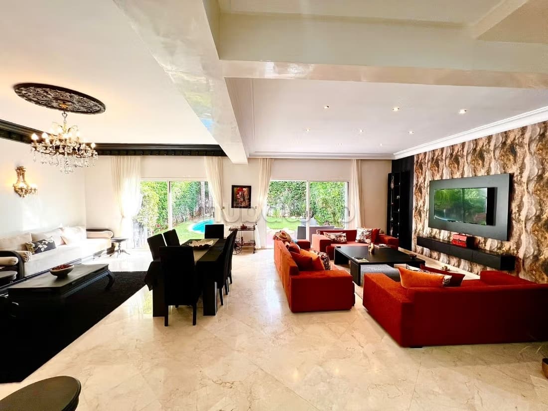 Villa meublé en location à Ain Diab Extension