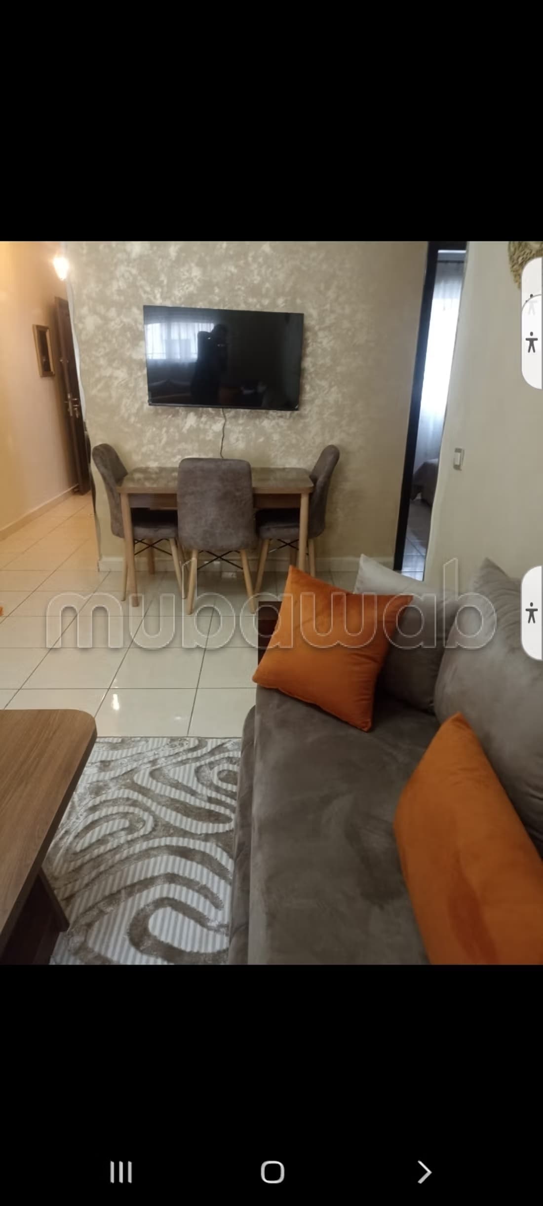 Louez cet appartement à Moujahidine. 2 pièces. Meublé