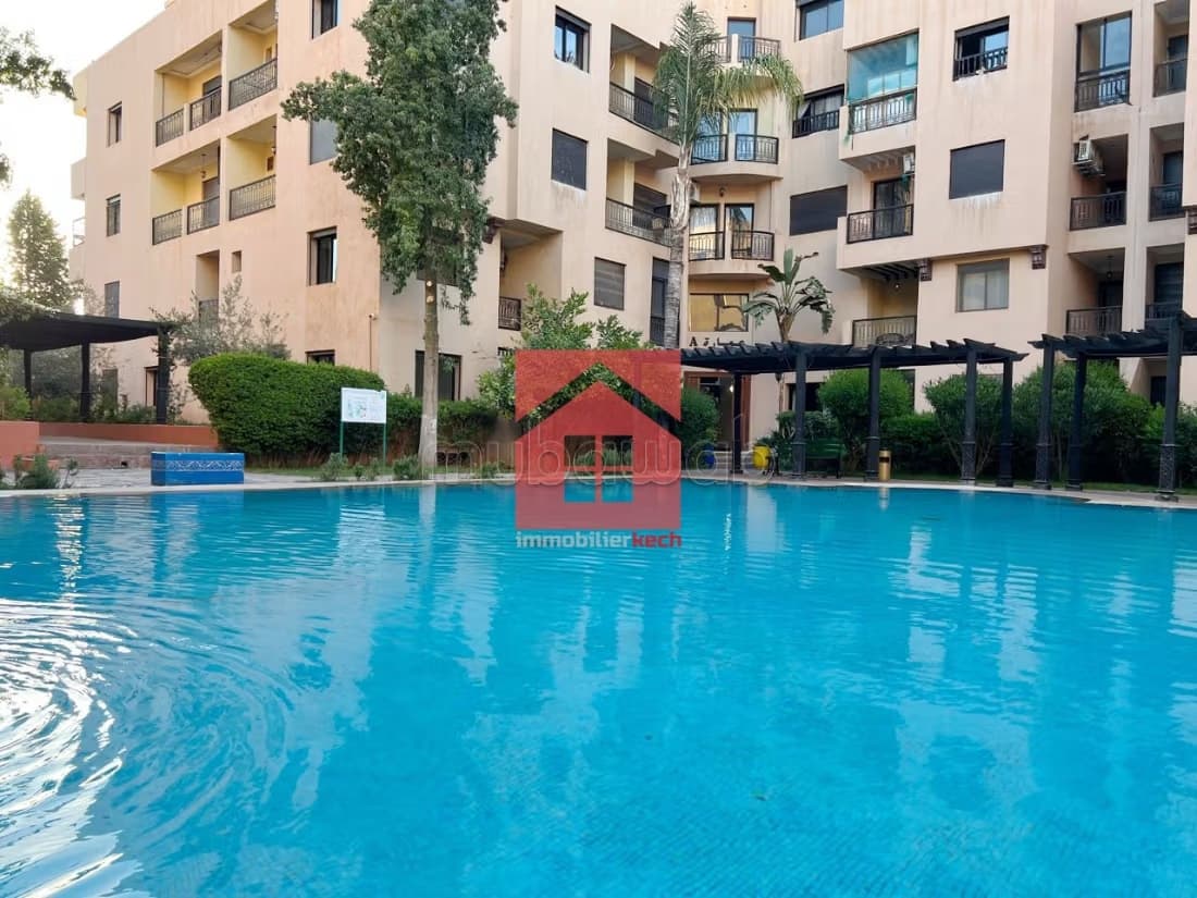 Bel Appart meublé avec 3 balcon et Piscine