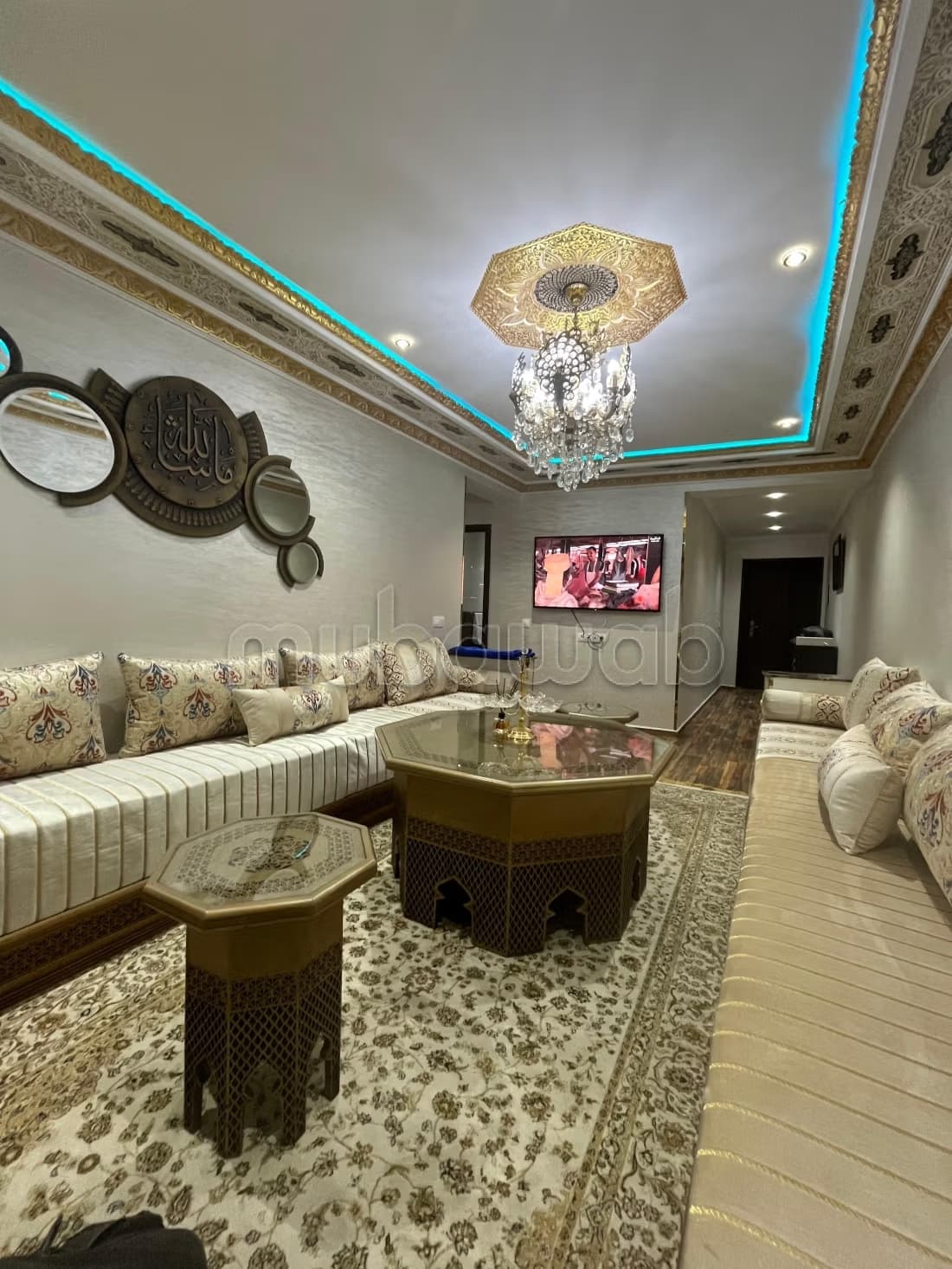 Location d'un appartement à Azib Haj Kaddour. 2 pièces confo...