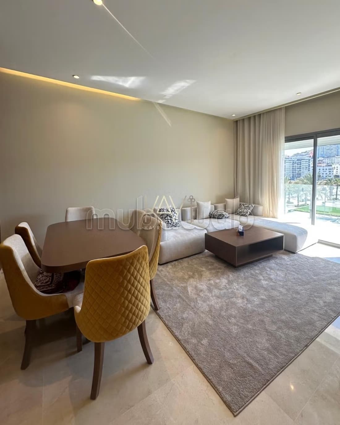 Appartement à louer – Marina de Tanger, Vue mer