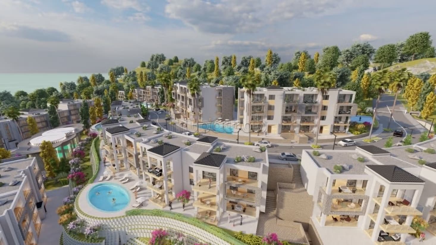 Luxe appartement à vendre avec vue sur mer à M'nar