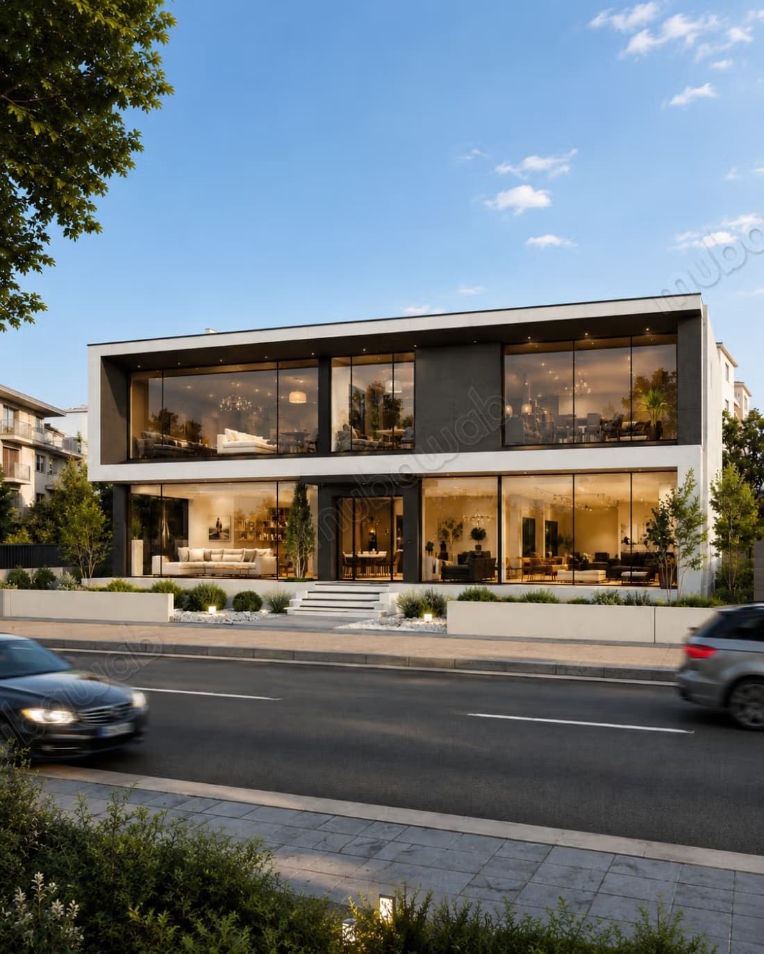 Emplacement prime pour cette villa commerciale
