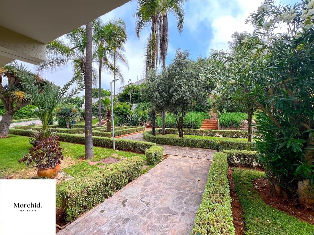 A louer Appt Rez de Jardin 2ch rte azzemour