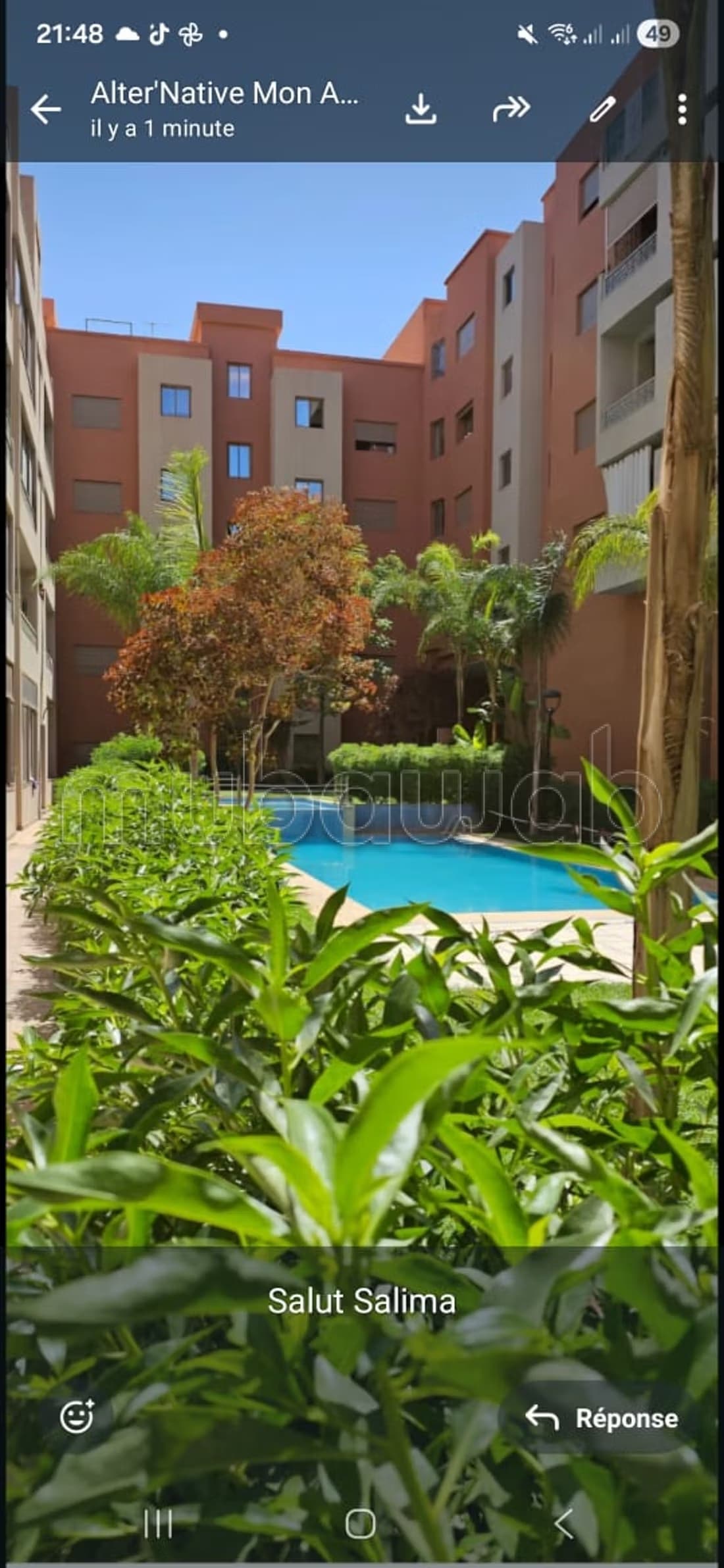 Appartement à la vente a côté de McDo route de casa