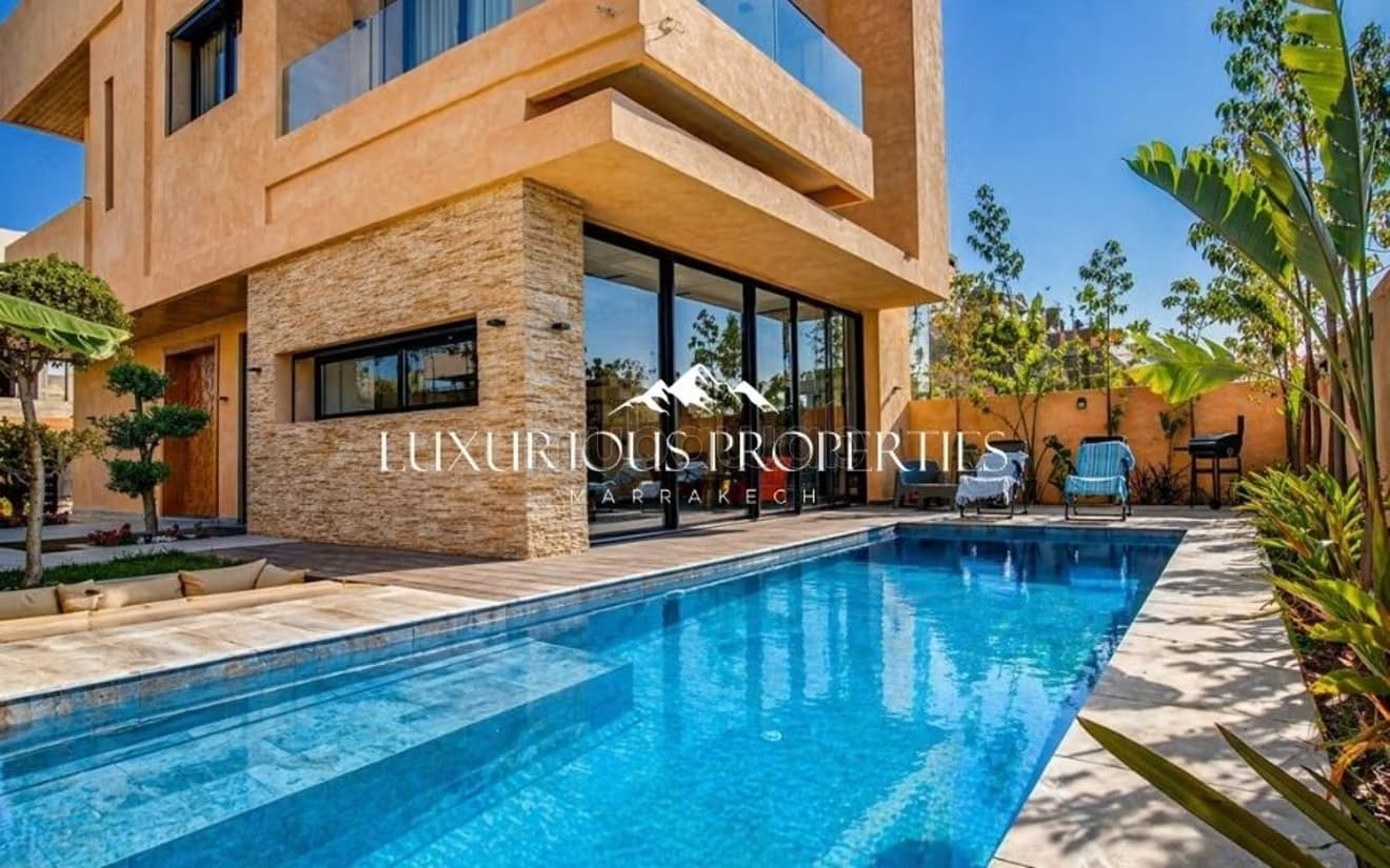 Villa contemporaine avec piscine, Chérifia