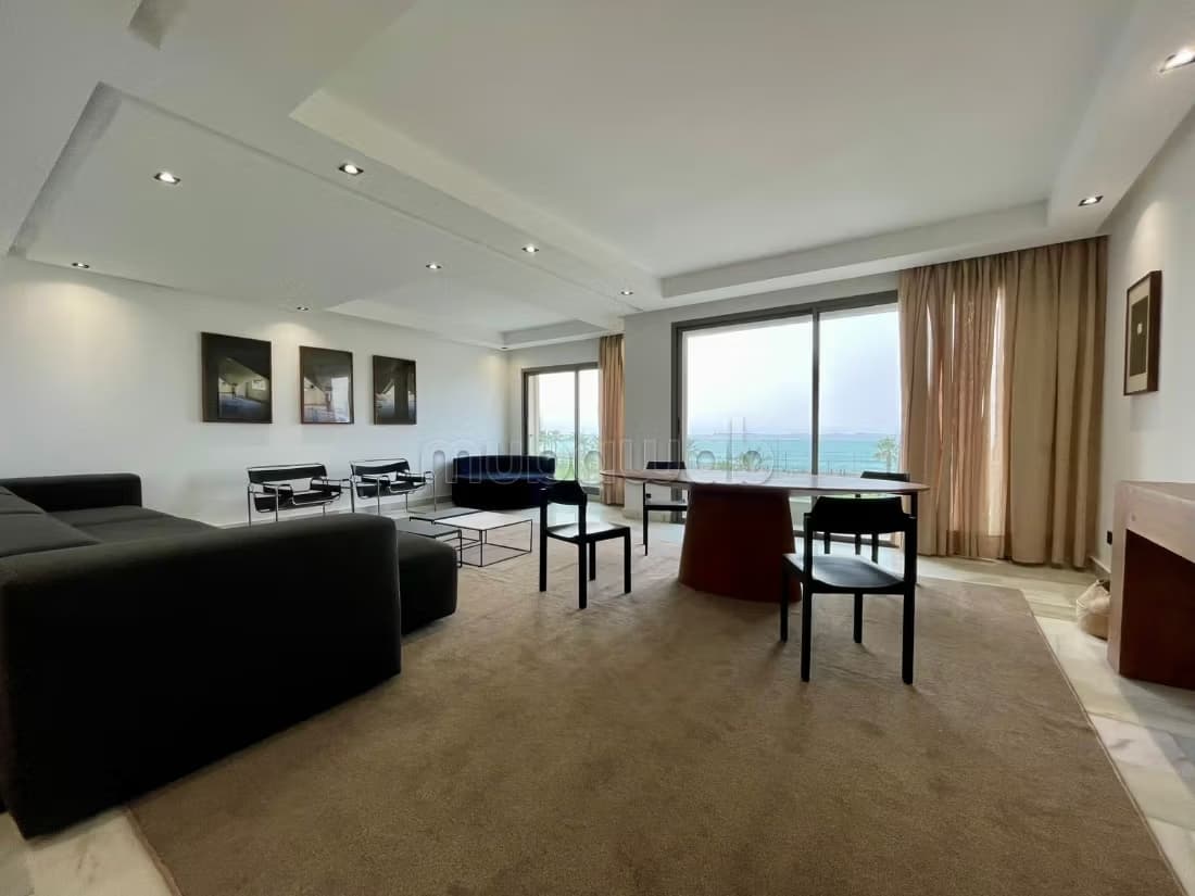 Appartement meublé de 3 chambres à louer à Ain diab