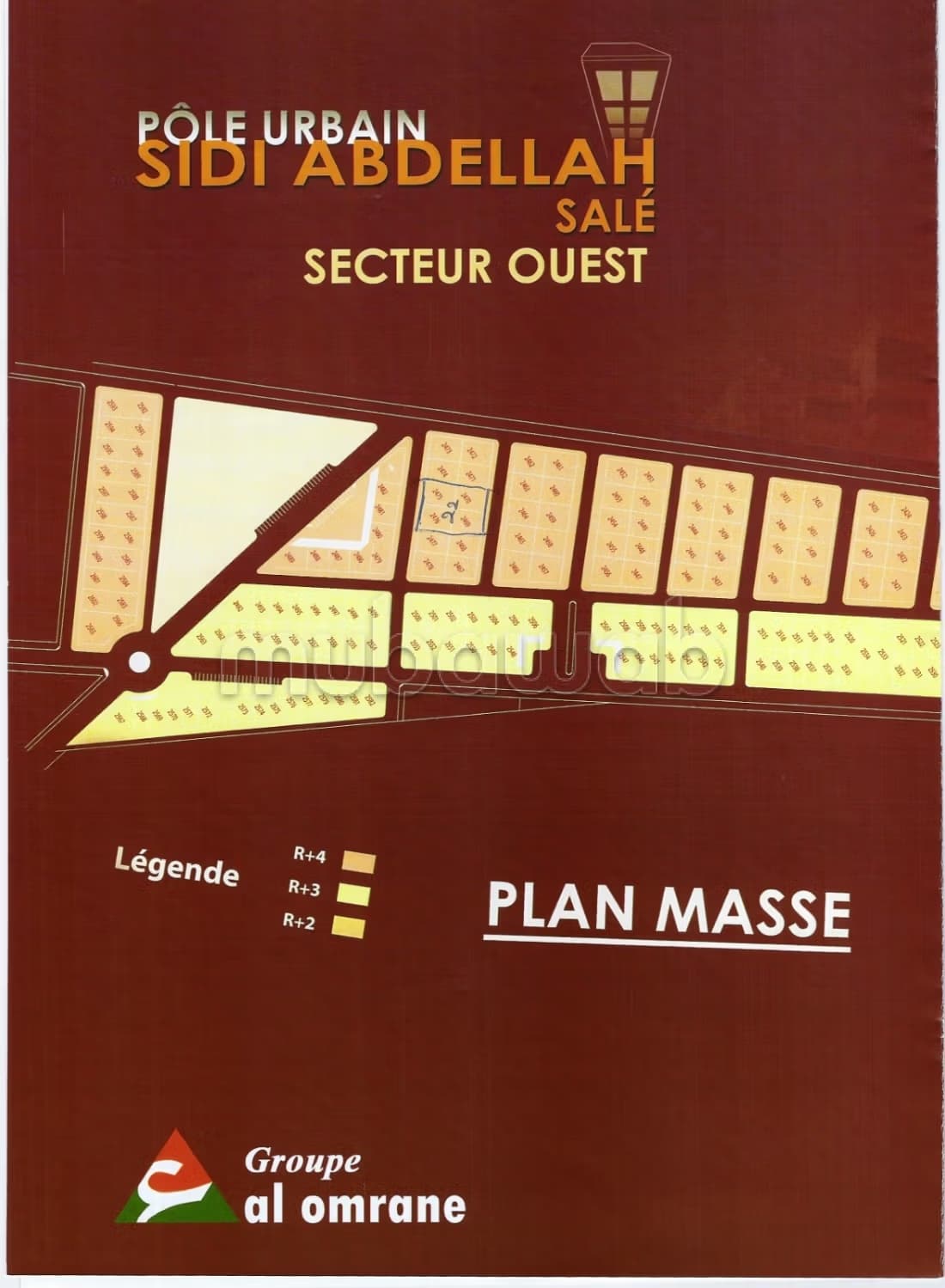 Vente de terrain à Sidi Abdellah. Superficie 1200 m²