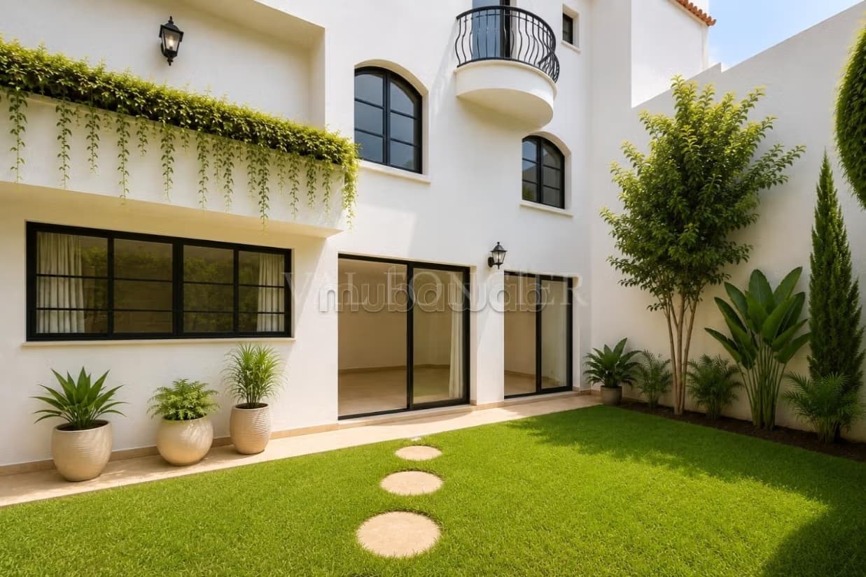 Villa à louer à Ain Diab – 3 suites – Jardin – Rooftop – Rue...