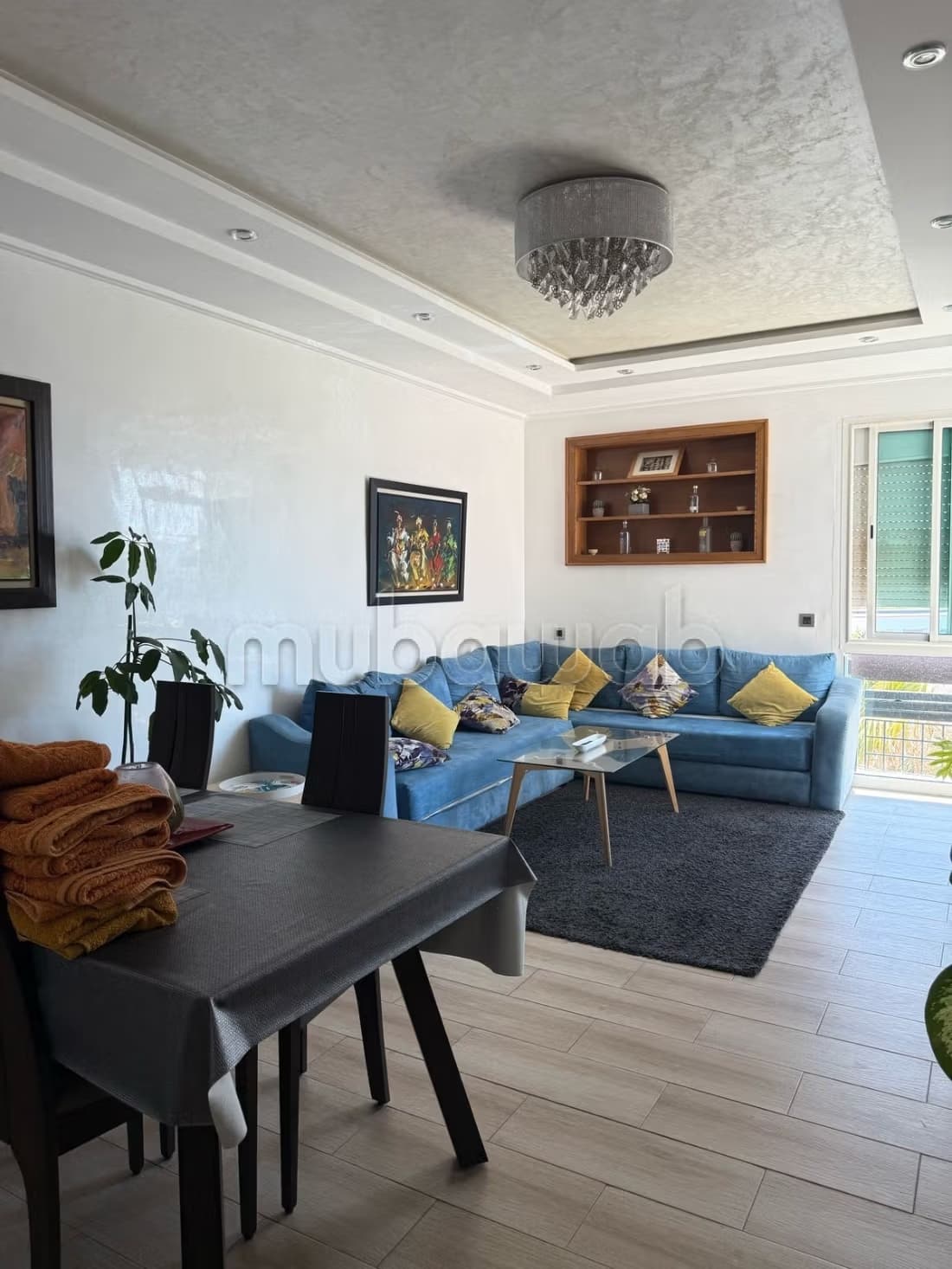 Location d'un appartement à Haut Agdal. 3 pièces. Bien meubl...