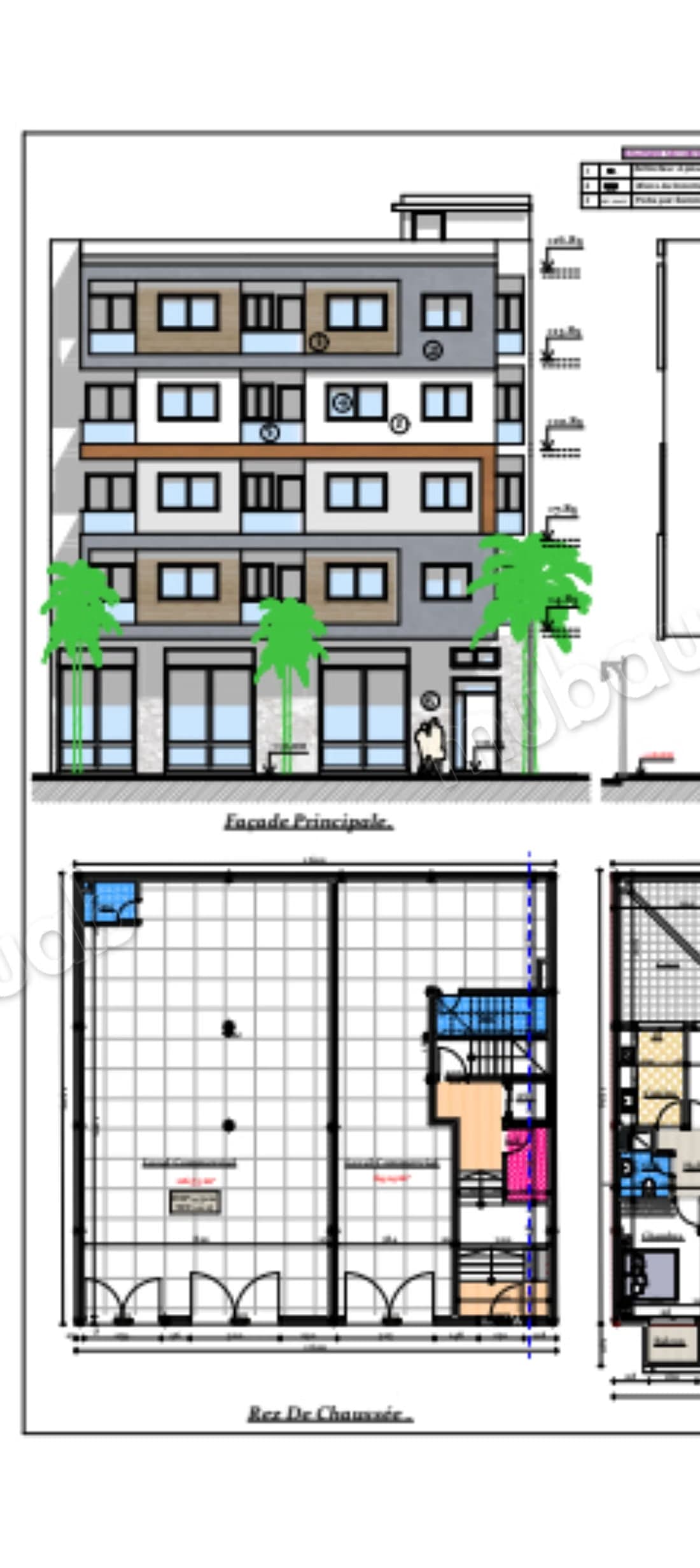 Terrain enregistré à vendre avec un permis de construire et...