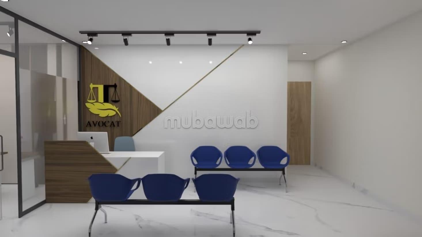 Bureaux en location à Dar Bouazza. Superficie 40 m². Service...