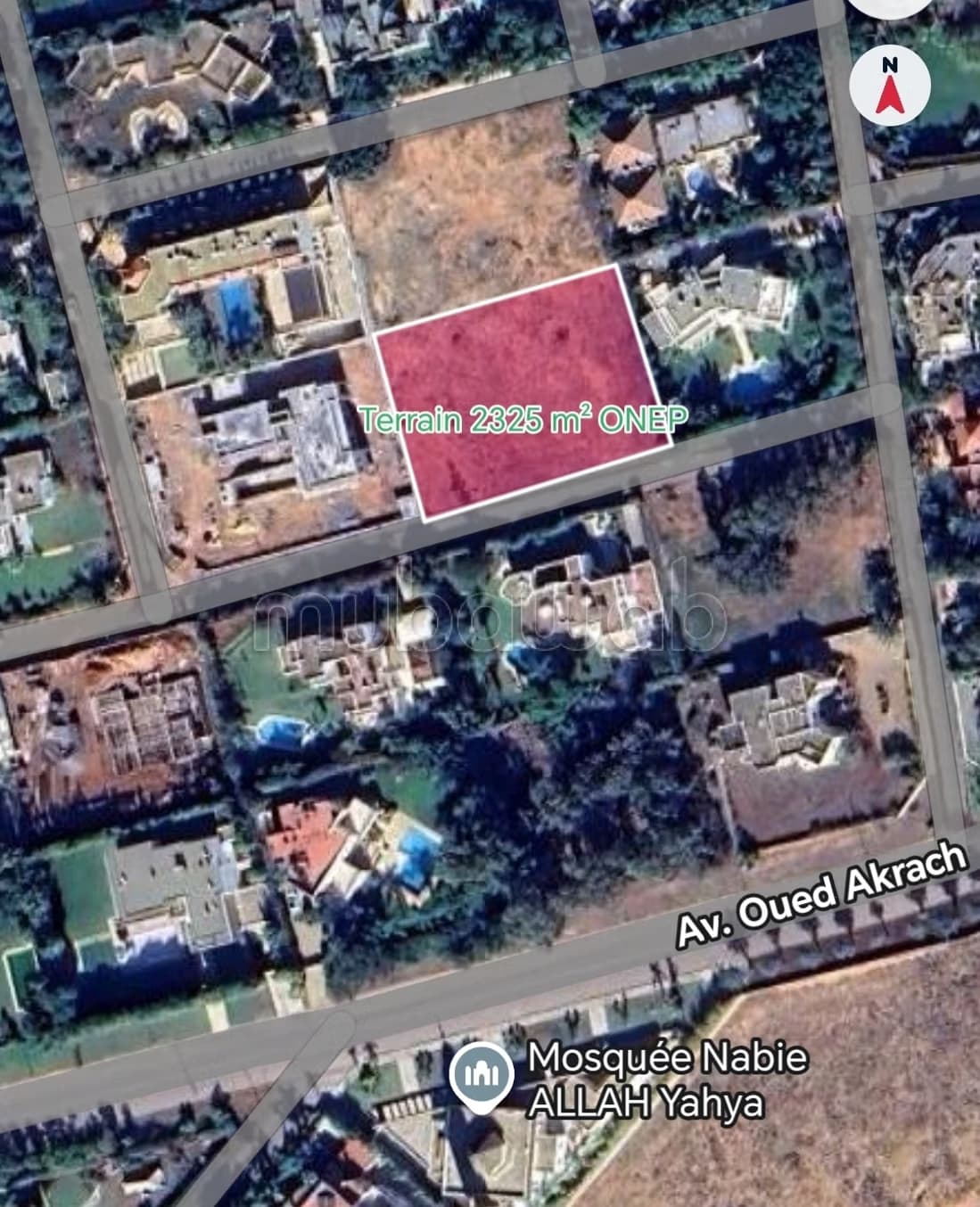 Achat de terrain à Quartier Des Ambassades. Surface de 2325...