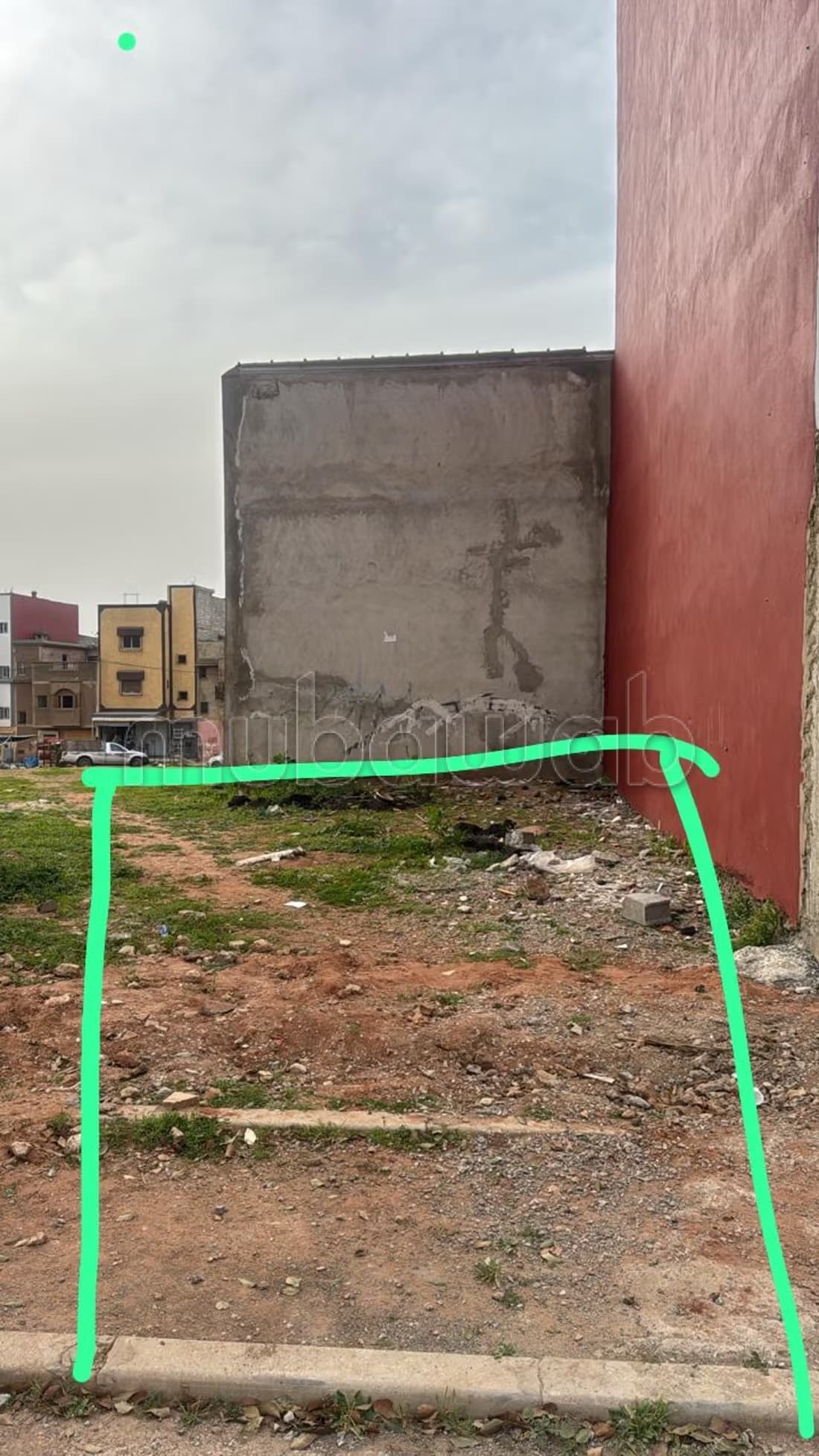 Vente terrain à Bled El Gharbi. Surface de 80 m²