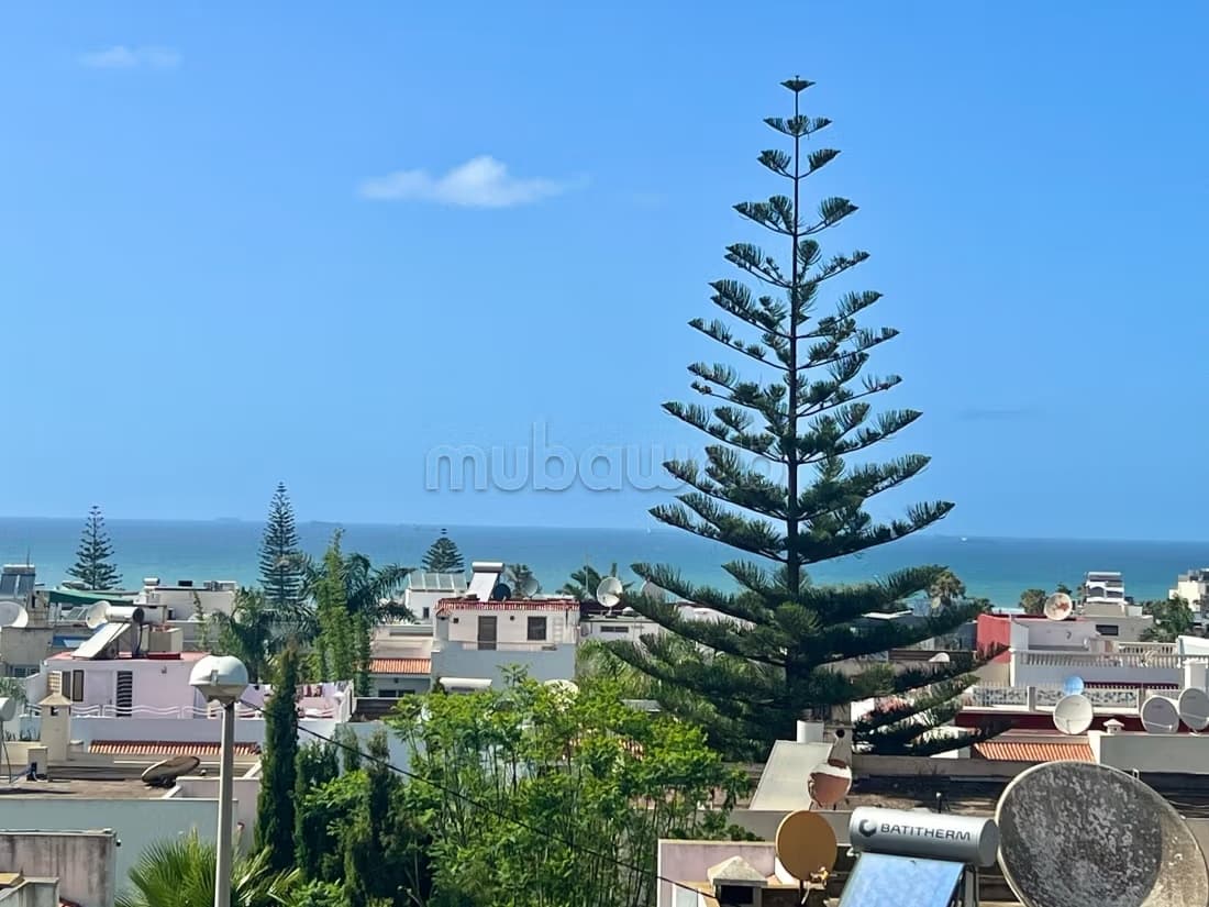 Bel Appartement 3 Chambres Vue Mer Ain Diab