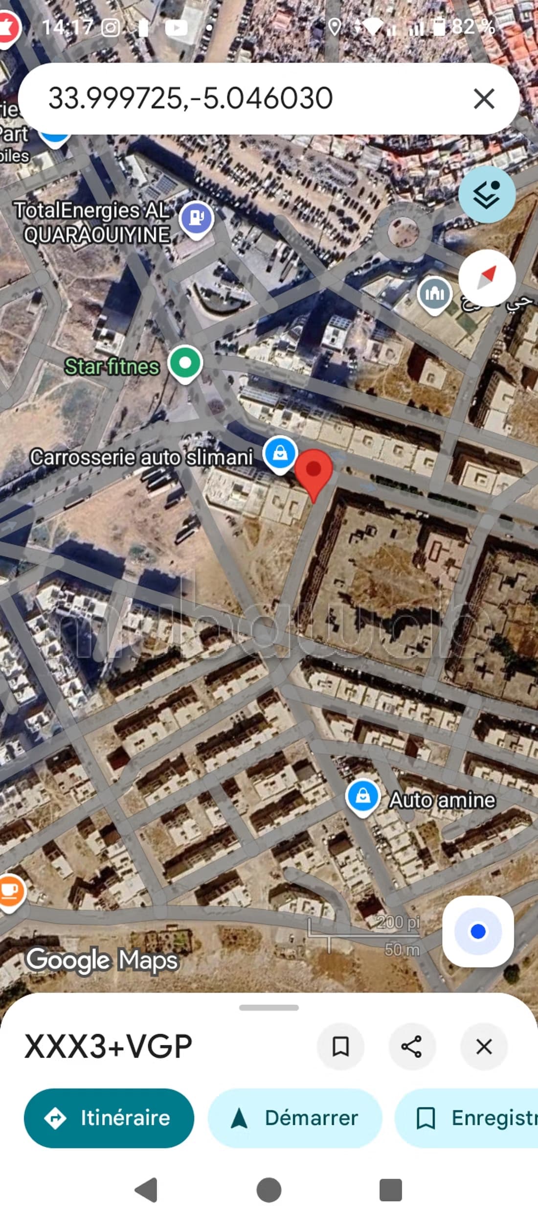 Terrain deux façades