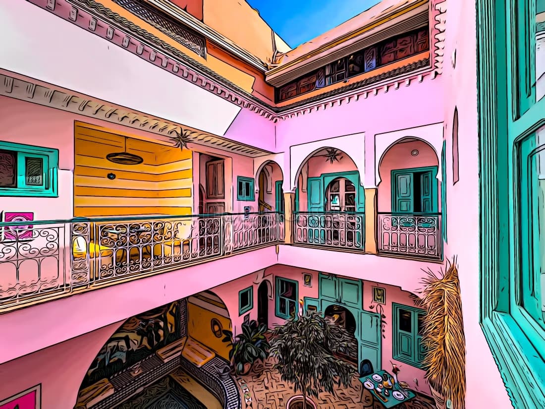 Riad 7 suites, en exploitation Bab Doukkala
