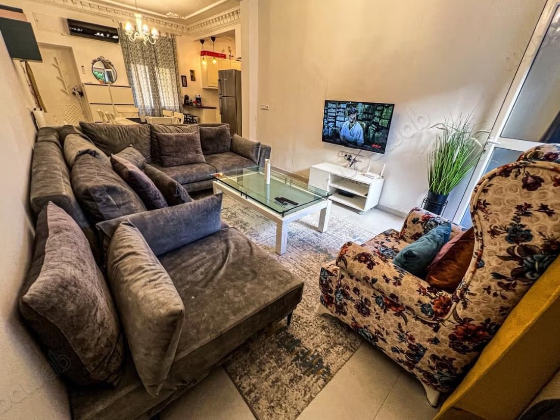 Appartement HASSAN 1 chambre salon avec jardin