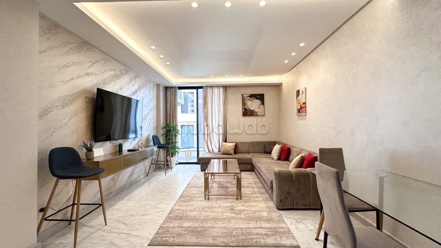 Appartement de 3 chambres à louer avec terrasse