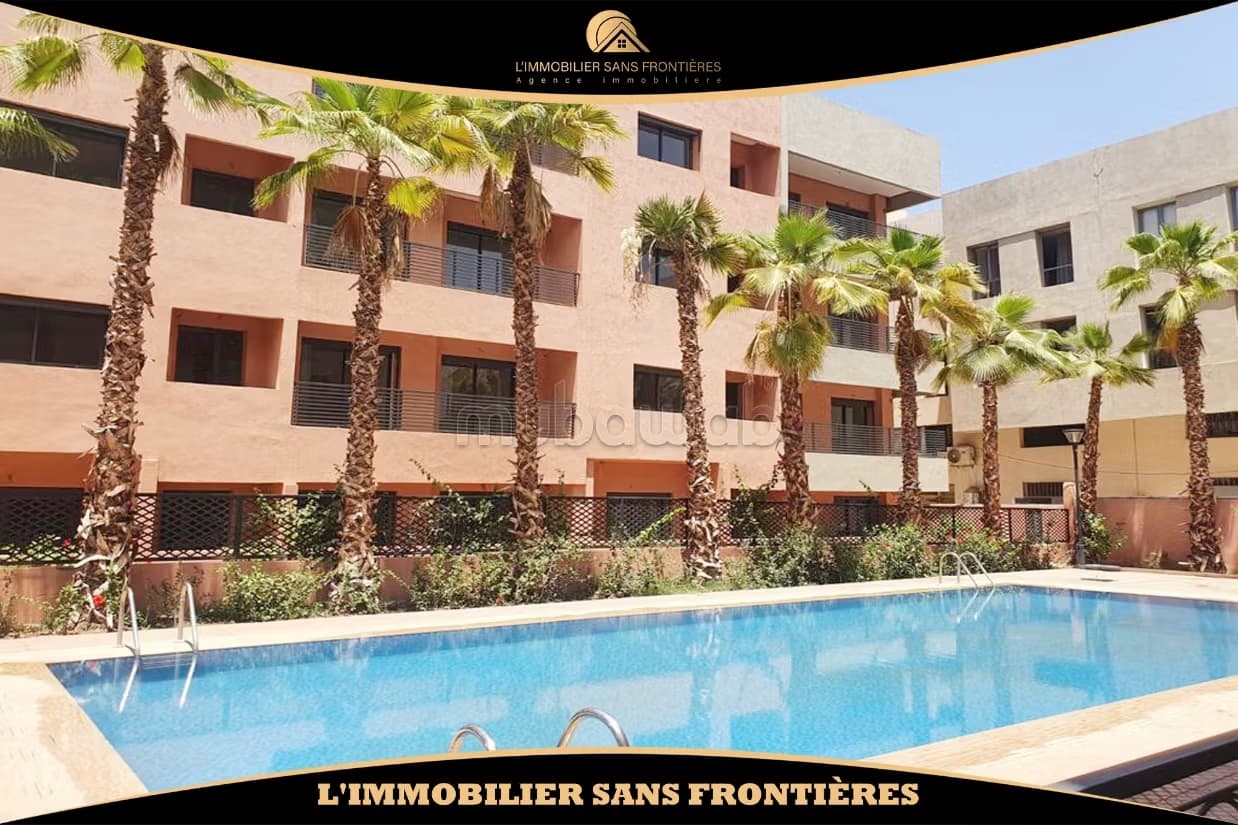 Appartement meublé à louer à Targa, Marrakech – RDC en résid...