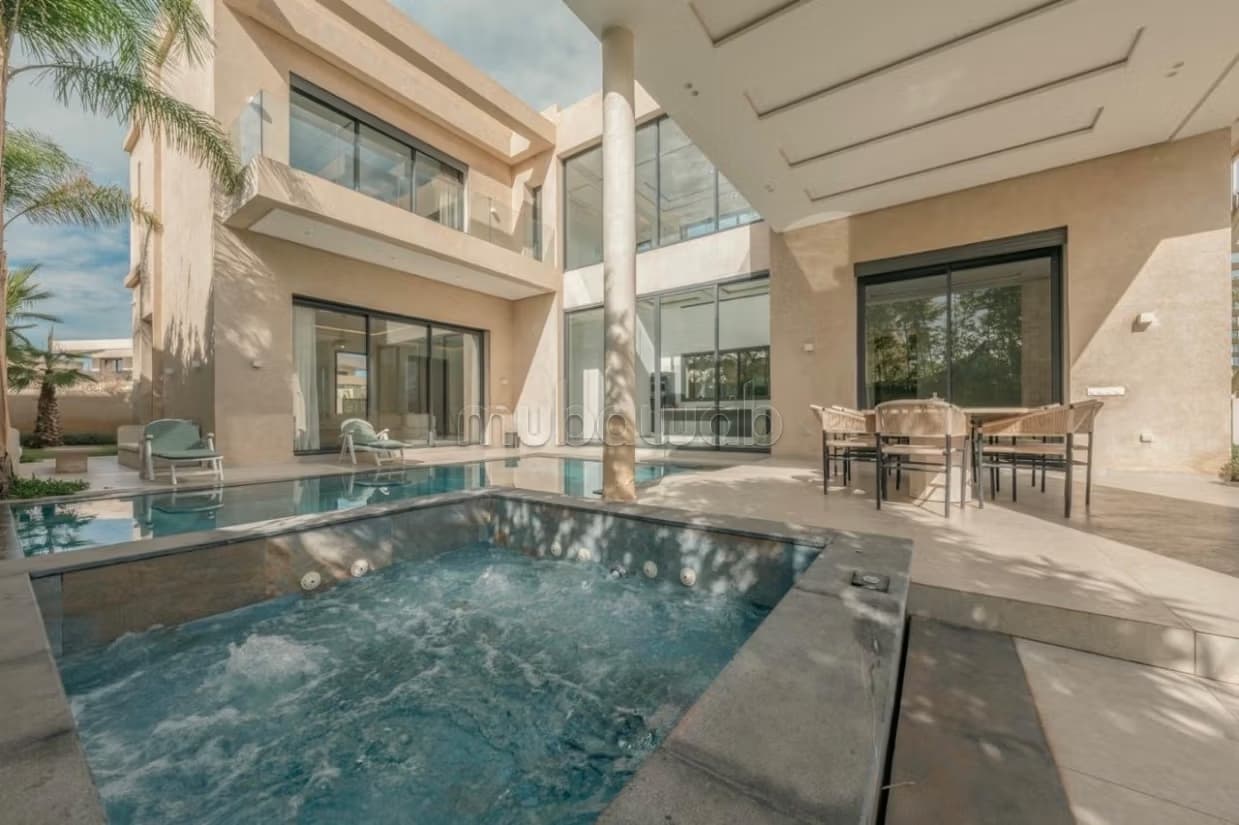 Villa contemporaine dans résidence avec Golf