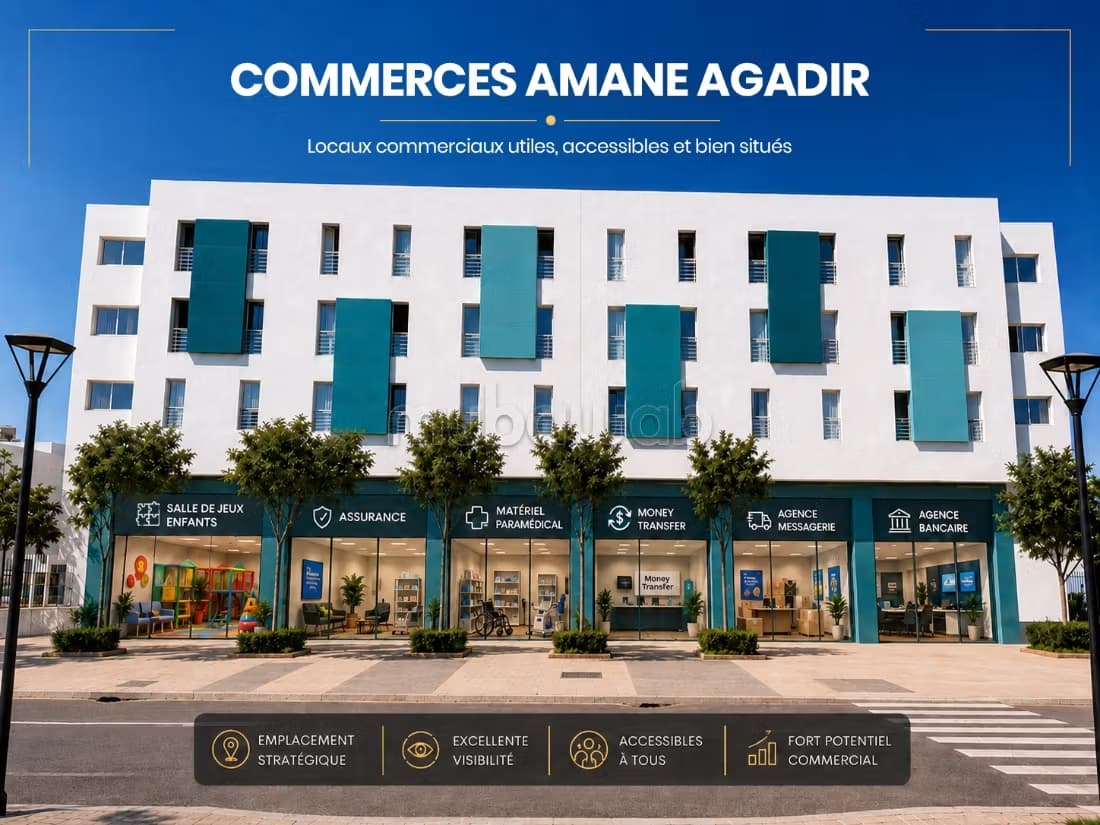 : Local commercial N6 – Résidences Amane