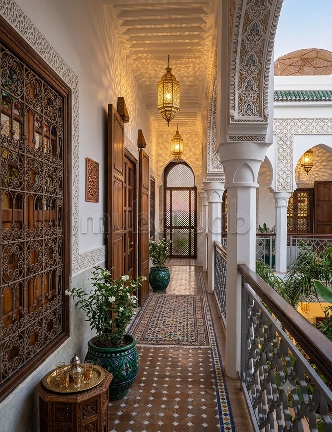 Superbe riad à louer à Ben Saleh. Surface totale 170 m². Meu...