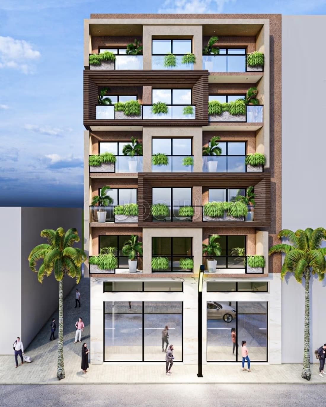 Majorelle avenue studios fonctionnels avec rooftop