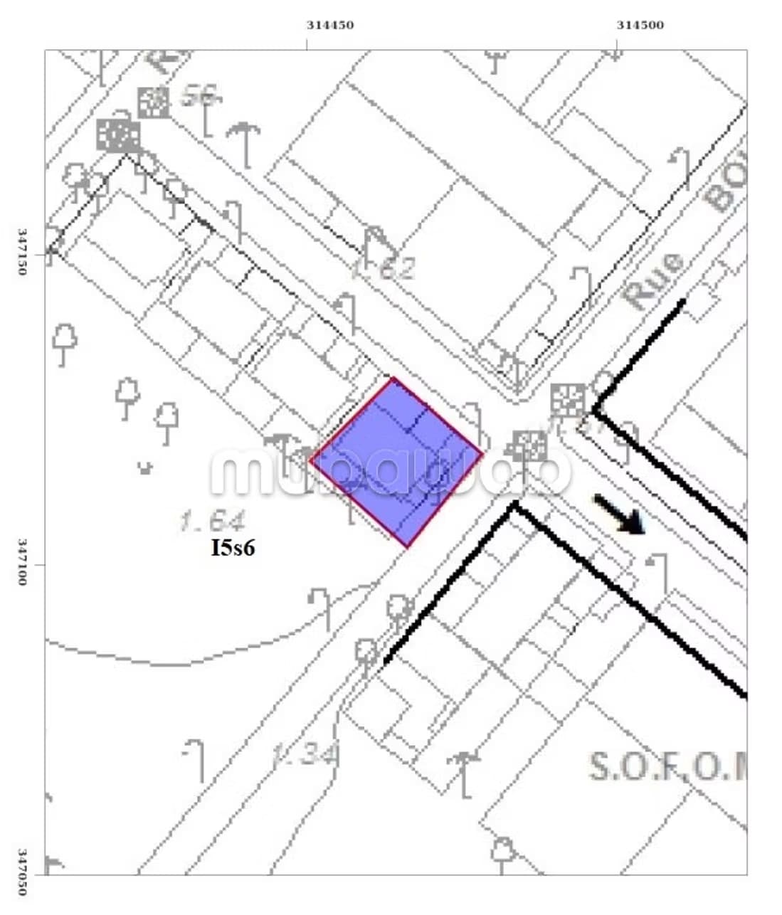 Terrain à la vente à Quartier du Parc. Surface de 369 m²