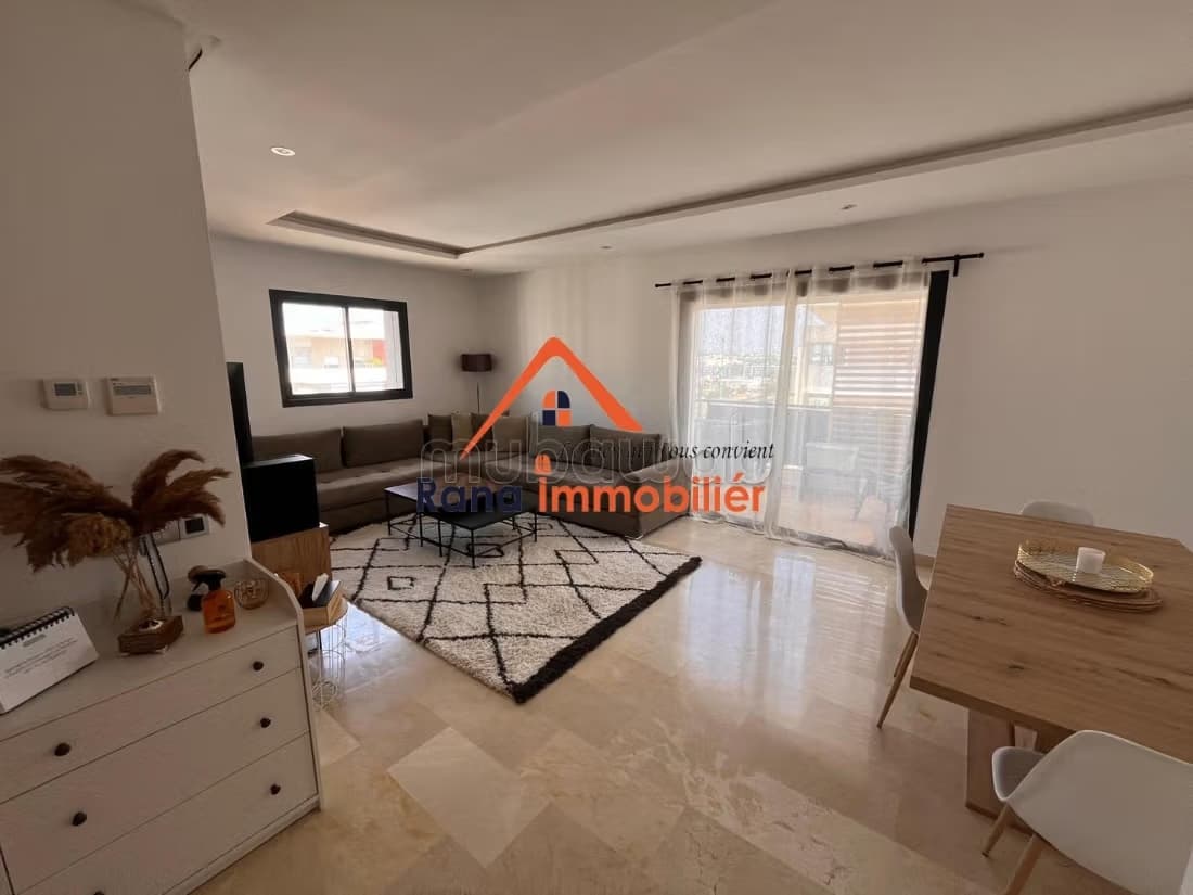 Appartement meublé à louer sur Hay Riad Prestigia