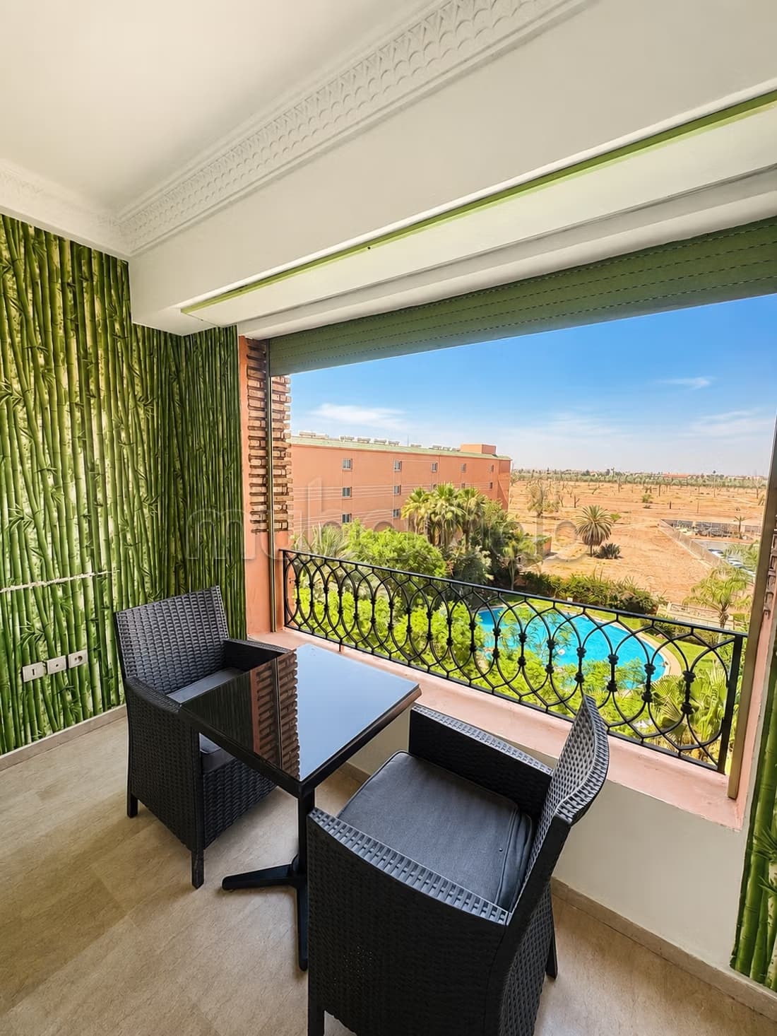 Appartement belle vue piscine Hivernage