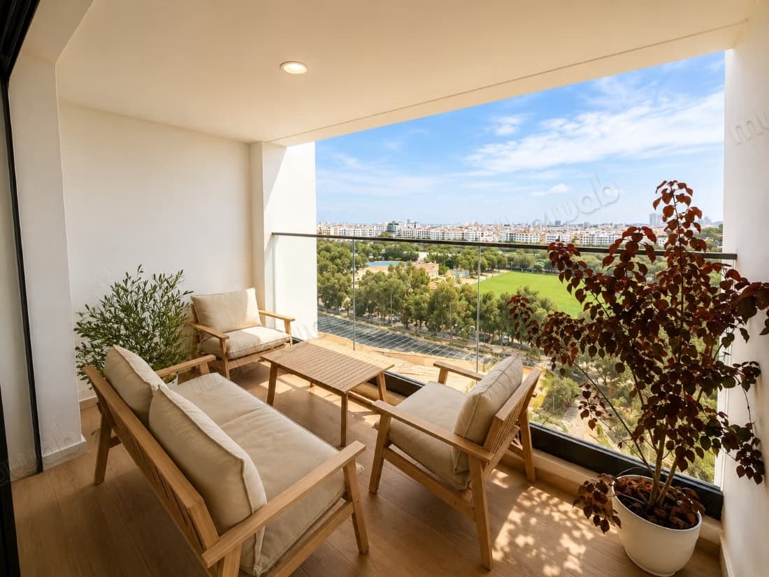 Exclusivité – location d’un superbe appartement meublé au CF...