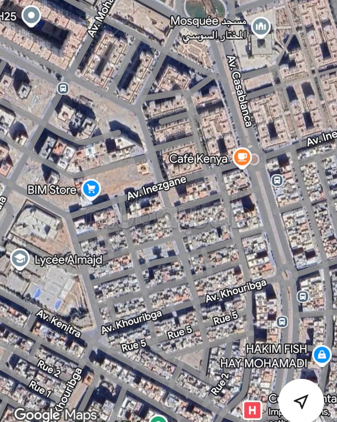 Terrain 341m2 pour villa hay mohammadi