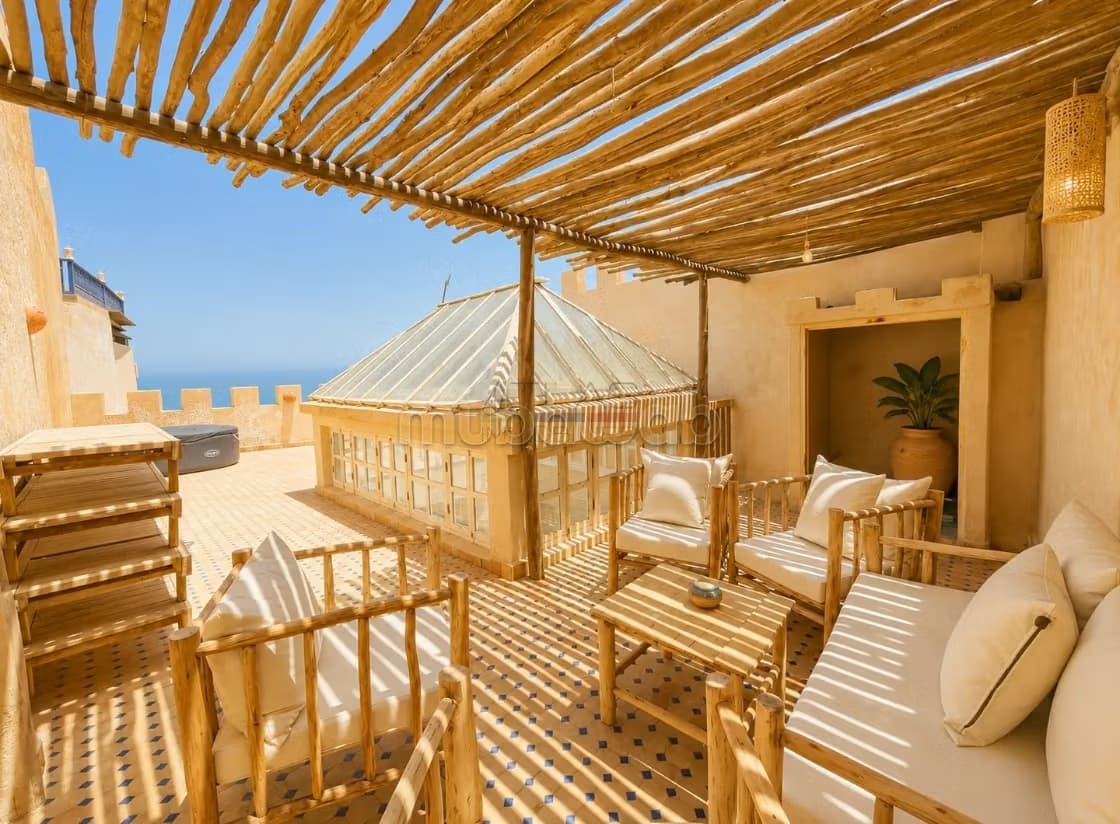 Riad avec terrasse vue mer à Essaouira