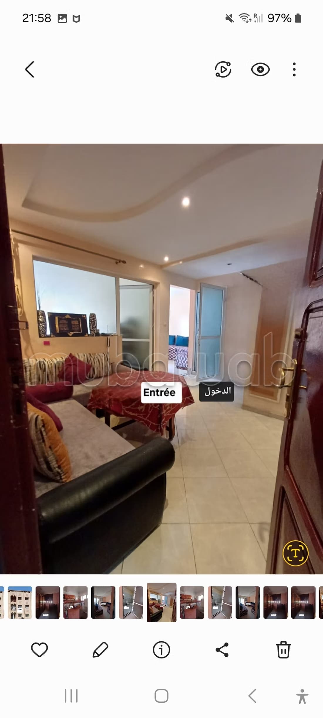 Très bel appartement en location à Hay Al Horria. Surface de...