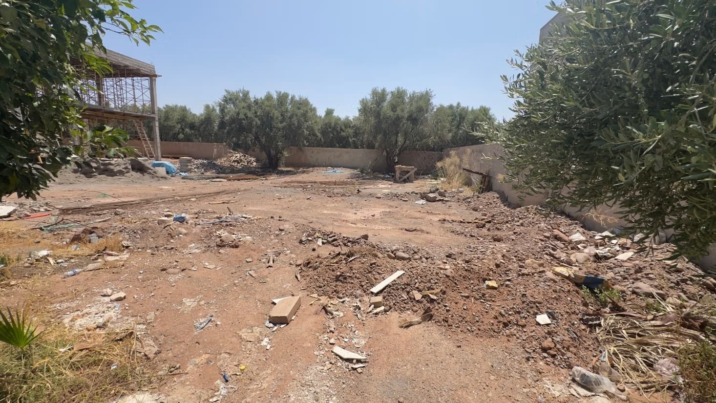 Vente terrain à mysk route de Tahanaout Marrakech